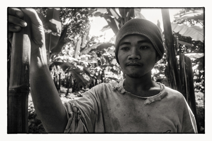 Portrait: Tagabawa-Bagobo, Banana Plantation Worker/from the series: Workers Photo/Copyright Nana Buxani